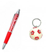 Kit Torcedor do sao Paulo 01 chaveiro bola +01caneta esferografica